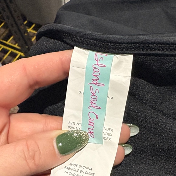 NWT Island Soul Curve Black High-Waisted Bikini Bottom size 3X - Picture 9 of 11